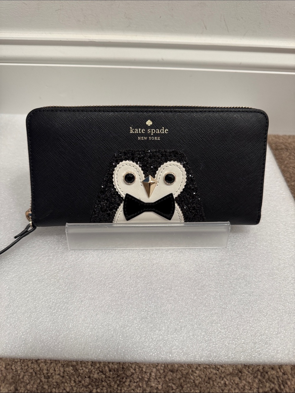 Kate Spade New York Clifton Lane Neda penguin wallet